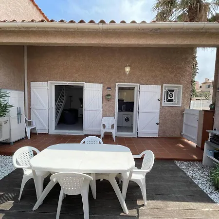 3 Pieces Mezzanine Avec Piscine, Tennis, Proche Et Port A Saint-cyprien, 6 Couchages - Fr-1-106-26 Βίλα Saint-Cyprien (Pyrenees-Orientales)