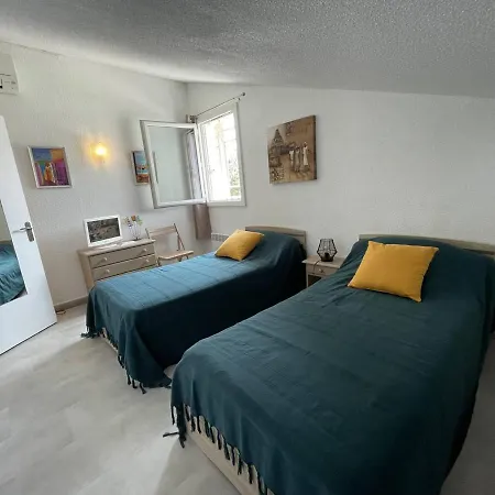 3 Pieces Mezzanine Avec Piscine, Tennis, Proche Et Port A Saint-cyprien, 6 Couchages - Fr-1-106-26 Βίλα Saint-Cyprien (Pyrenees-Orientales)