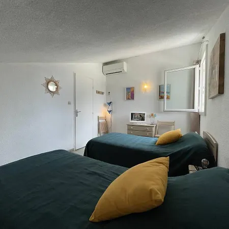 3 Pieces Mezzanine Avec Piscine, Tennis, Proche Et Port A Saint-cyprien, 6 Couchages - Fr-1-106-26 Βίλα Saint-Cyprien (Pyrenees-Orientales)