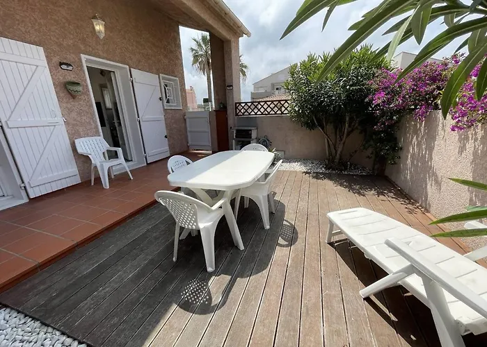 3 Pieces Mezzanine Avec Piscine, Tennis, Proche Et Port A Saint-cyprien, 6 Couchages - Fr-1-106-26 Villa Saint-Cyprien (Pyrenees-Orientales)