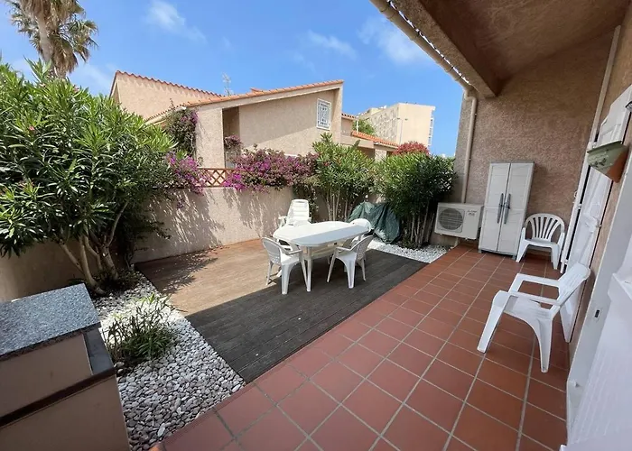 3 Pieces Mezzanine Avec Piscine, Tennis, Proche Et Port A Saint-cyprien, 6 Couchages - Fr-1-106-26 Saint-Cyprien (Pyrenees-Orientales)