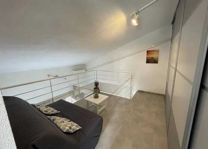 3 Pieces Mezzanine Avec Piscine, Tennis, Proche Et Port A Saint-cyprien, 6 Couchages - Fr-1-106-26 * Saint-Cyprien (Pyrenees-Orientales)